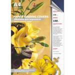 Лист А4 обложечный, бумажн. кожа 230 г/м. синий (индиго) 100 л. 9348