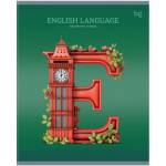 Тетрадь 48 л. (клетка) БиДжи Заглавные-главные Английский язык 63758