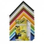 Лист А4 обложечный, бумажн. кожа 230 г/м. желтые 3904