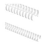 Гребенка металл. А4 11,1 мм (7/16) белые 9065/5782   /100