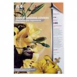 Лист А4 обложечный, бумажн. кожа 230 г/м. оранжевый/3906