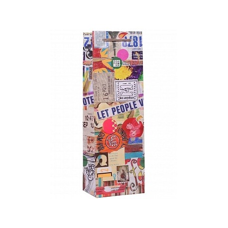 Пакет подарочный Стильный (Bottle) ППК-7500
