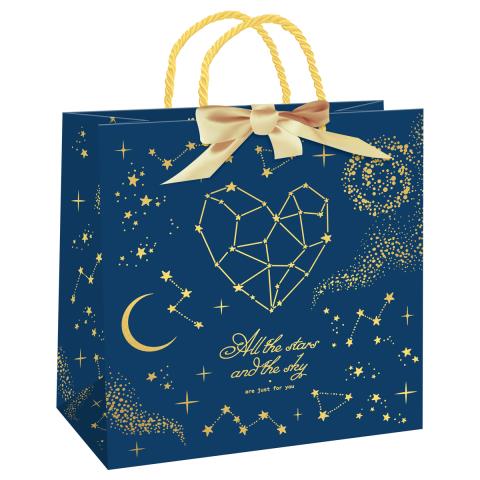 Пакет подарочный MESHU Stars magic MS_61790 20x20x10см