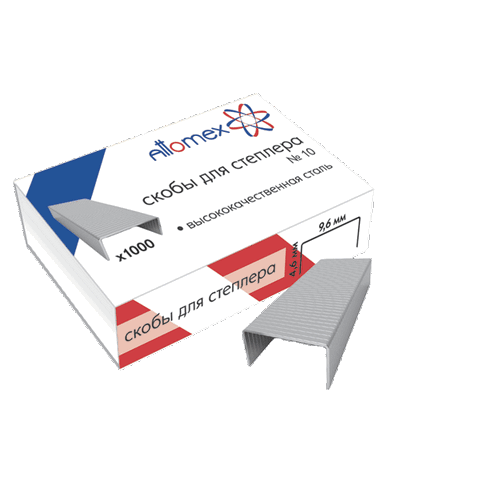 Скобы № 10 Attomex 4141301 Скобы № 10 Attomex 4141301
