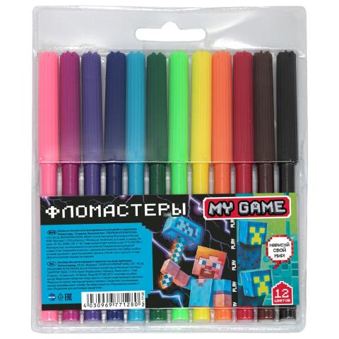 Фломастер 12 цв. Centrum My Game 77128