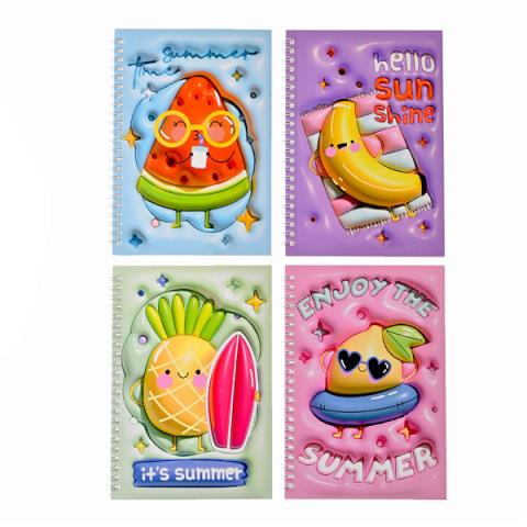 Блокнот А5 58 л. (спираль) Fruits М-3113