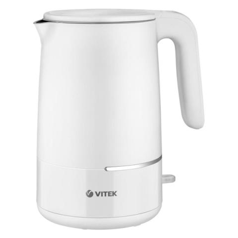 Чайник электрический Vitek VT-1104 1.5л. 2200Вт белый металл/пластик Чайник электрический Vitek VT-1104 1.5л. 2200Вт белый металл/пластик