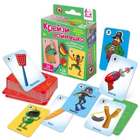 Игра карточная Крейзи войнушка 04696 ЧЗ
