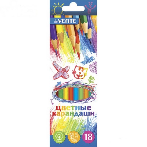 Карандаши цв. 18 цв. deVENTE.Cosmo 2М 5023303 Карандаши цв. 18 цв. deVENTE.Cosmo 2М 5023303