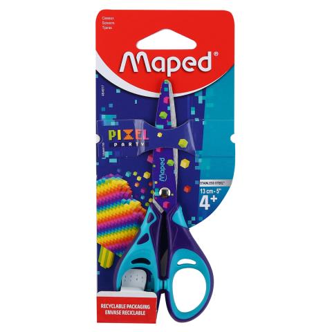 Ножницы 13 см Maped прорезин. ручки, симметричн. 464917