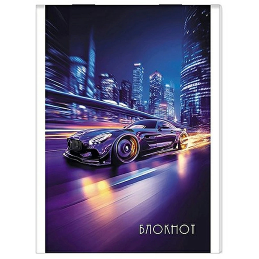 Блокнот А6 32 л. Ночное авто С0100-306