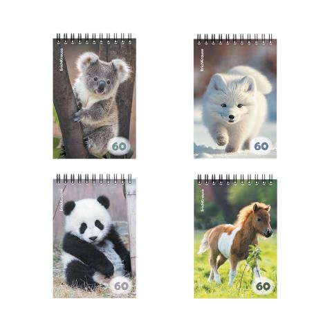 Блокнот А6 80 (спираль) ЕК Пушистики 54297