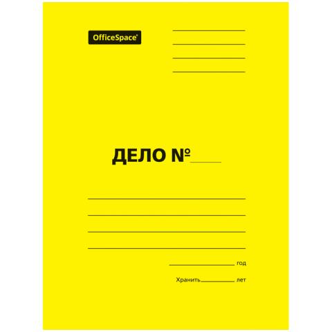Скоросшиватель "Дело", 300 гр. 3171 желтый 195075 Скоросшиватель "Дело", 300 гр. 3171 желтый 195075