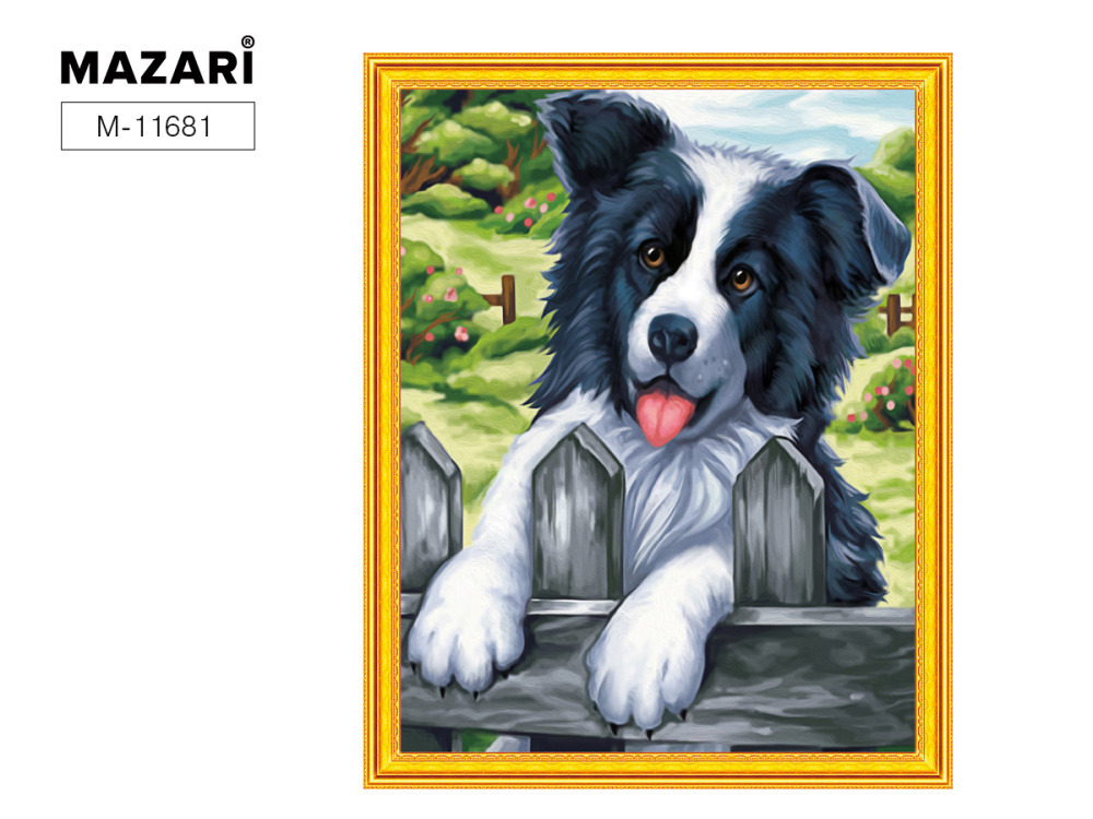 Картина 2в1 40х50 Пес M-11681