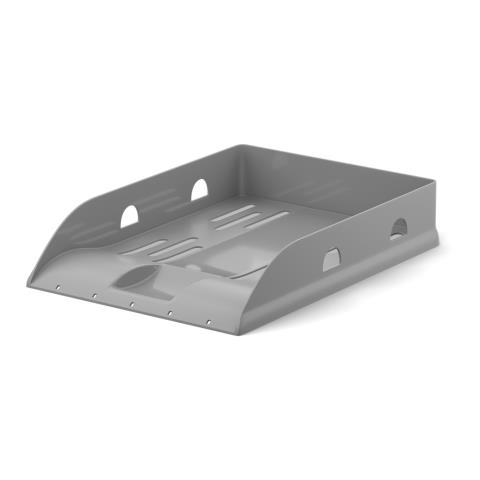 Лоток горизонтальный ErichKrause Base Classic серый 57932