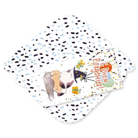 7156 Конверт для денег С днем рождения 