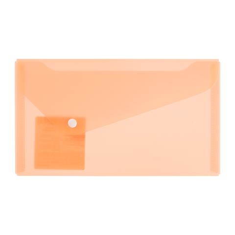 Папка - конверт на кнопке Trend NEON Travel EC211130112 оранж.