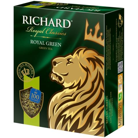 Чай Richard Royal Green зеленый 100 пакетиков 610150