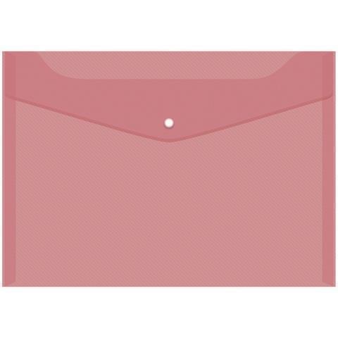 Папка - конверт А4 на кнопке Fmk12-4 красная 220896