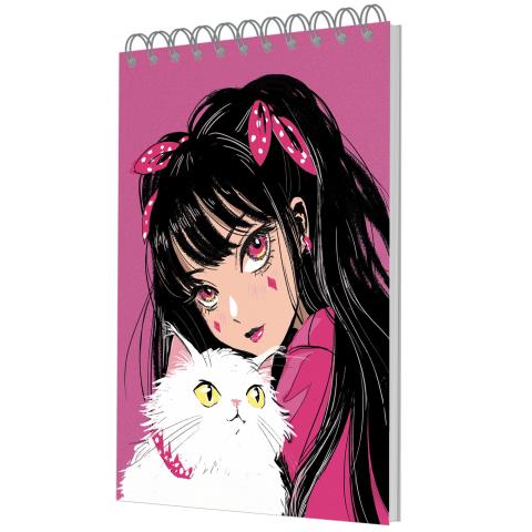 Блокнот А7 40 л. (спираль) К-Э Милашка БСК740349