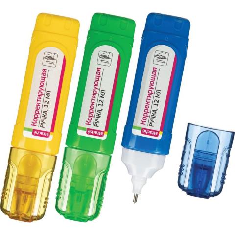 Штрих - ручка Attache 12 мл. метал. нак. 2043839