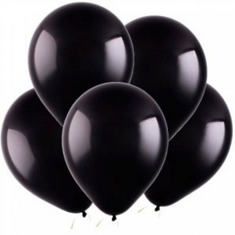 Шарики возд. 100 шт. И 12"/14 Пастель Black 1102-0312