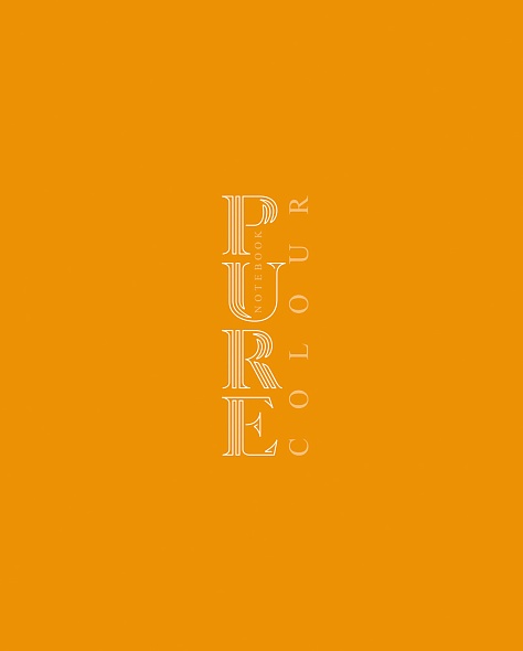 Тетрадь 48 л. (клетка) Хатбер PUREcolour- Папайя 48Т5C1_34811