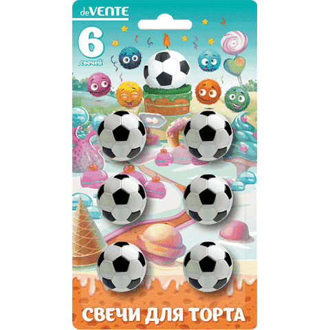 Свечи для торта deVENTE 9060803 6 шт. Свечи для торта deVENTE 9060803 6 шт.