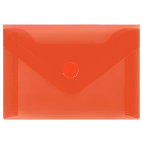 Папка - конверт А7 на кнопке СТАММ ММ-31725 красная гориз.