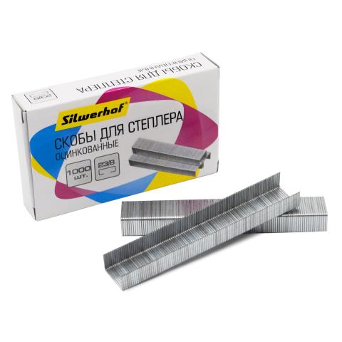 Скобы № 23/8 оцинк. Silwerhof 1391296 Скобы № 23/8 оцинк. Silwerhof 1391296