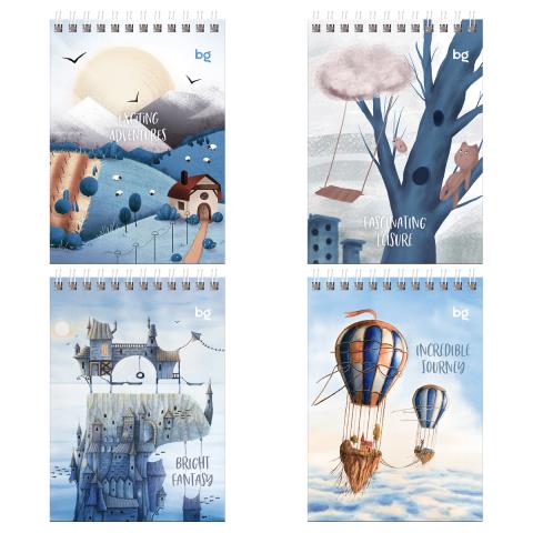 Блокнот А6 80 л. (спираль) БиДжи Увлекательное путешествие Б6гр80 59757