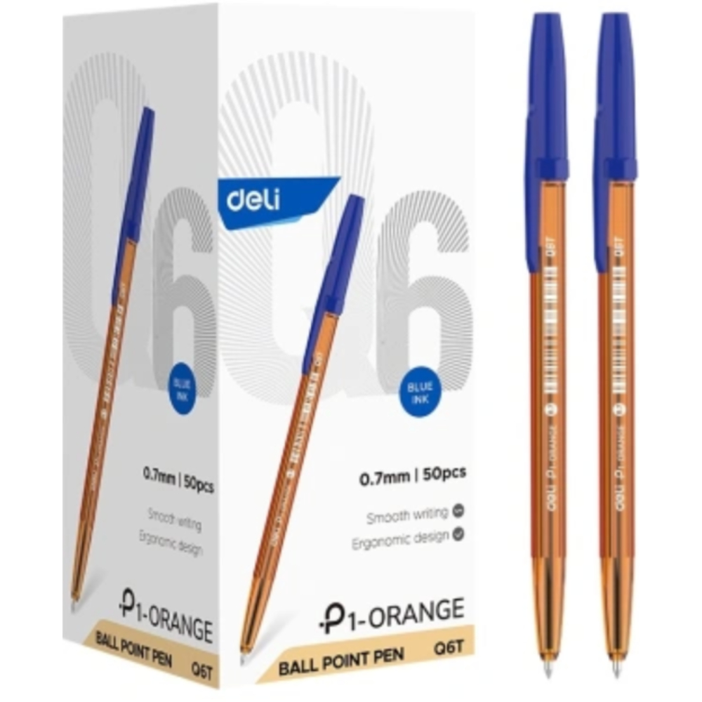 Ручка шариковая Deli 0,7 P1 EQ6T синий 2073951