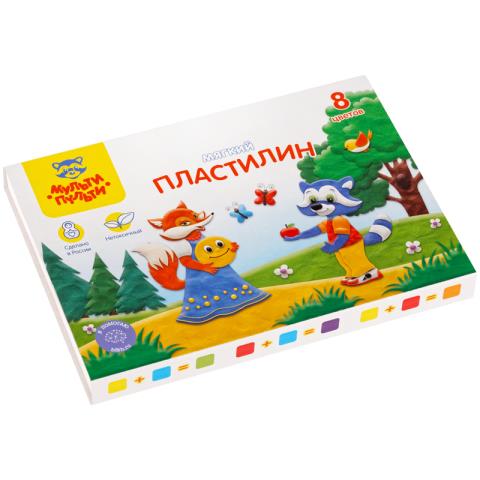 Пластилин 8 цв. Мульти-Пульти Енот в сказке МП_41708 96 гр Пластилин 8 цв. Мульти-Пульти Енот в сказке МП_41708 96 гр