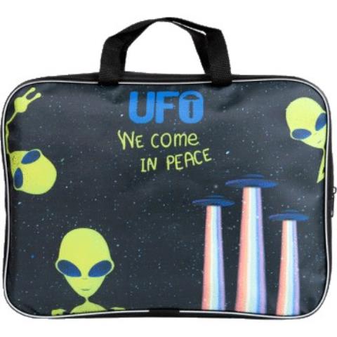 Папка для тетрадей А4 deVENTE 3075116 UFO с ручками Папка для тетрадей А4 deVENTE 3075116 UFO с ручками