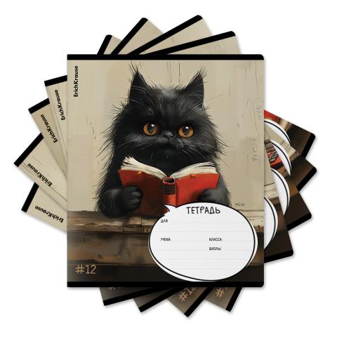 Тетрадь 12 л. (клетка) ErichKrause Funny Friends 63234