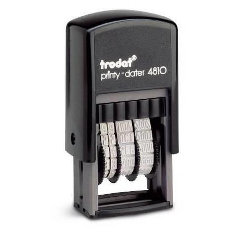 Датер 3,8 мм. буквы Trodat 4810 70621 Датер 3,8 мм. буквы Trodat 4810 70621
