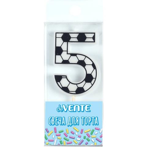 Свеча-цифра deVENTE 9060923 Футболист "5" Свеча-цифра deVENTE 9060923 Футболист "5"