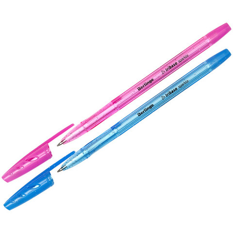 Ручка шариковая Berlingo Tribase Sparkle 0,7 мм СВр_70962 синяя