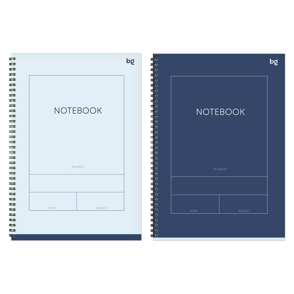 Тетрадь А4 96 л. (спираль) БиДжи Моностиль Т4гр96 06287