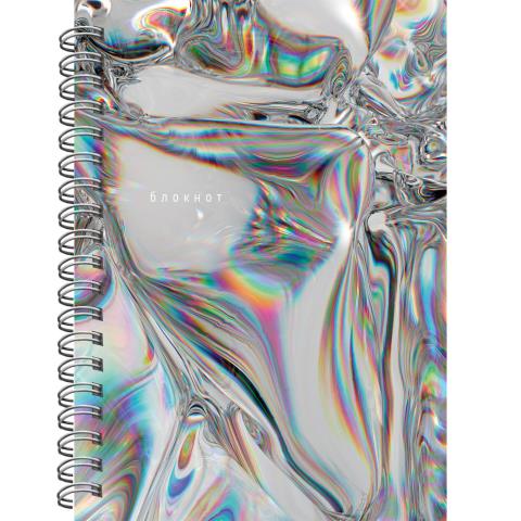 Блокнот-бизнес А6 80 л. (спираль) Космические цвета БК680279