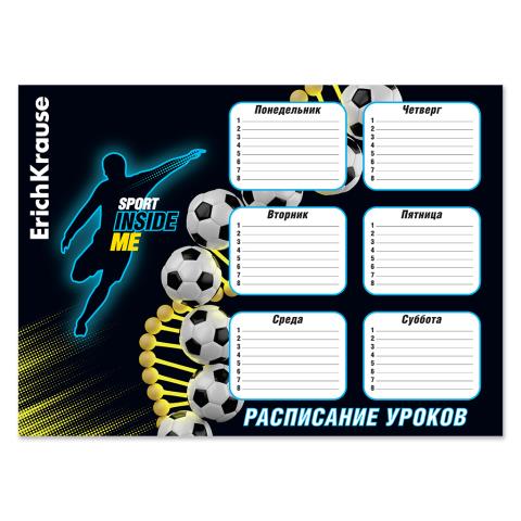 Расписание уроков А3 ErichKrause Sport DNA 61938 Расписание уроков А3 ErichKrause Sport DNA 61938