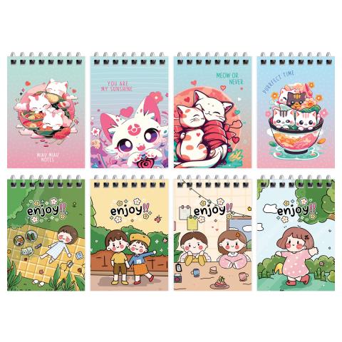 Блокнот А7 40 л. (спираль) БиДжи Anime style Б7гр40 12763