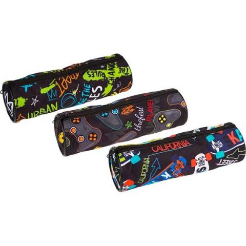 Пенал Attomex 7021581 Urban круглый на молнии Пенал Attomex 7021581 Urban круглый на молнии