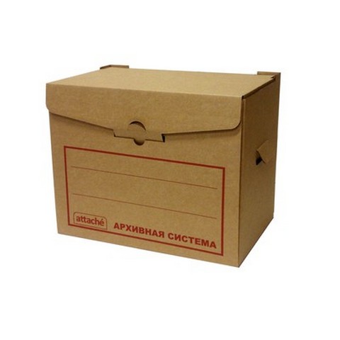 Короб архивный 400х335х265 для хранения папок 136908 Короб архивный 400х335х265 для хранения папок 136908