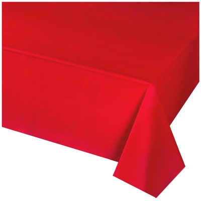 Скатерть красная 1,4*2,75м 1502-6178