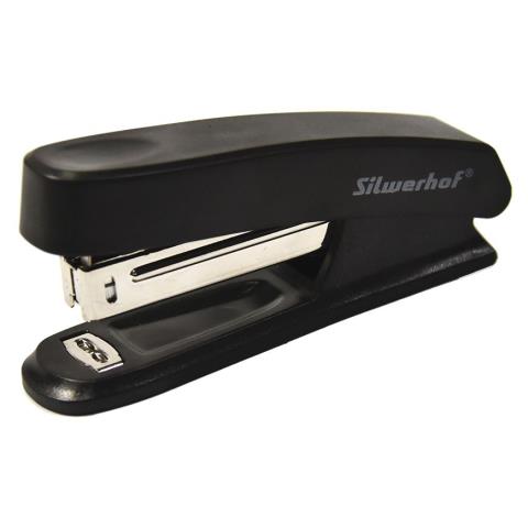 Степлер №10 SILWERHOF 401072-01 черный 491244 Степлер №10 SILWERHOF 401072-01 черный 491244