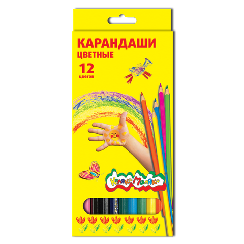 Карандаши цв. 12 цв. Каляка-Маляка ККМ12 Карандаши цв. 12 цв. Каляка-Маляка ККМ12