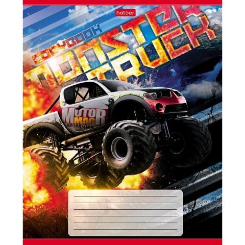Тетрадь 24 л. (клетка) Хатбер MonsterTruck 24Т5В1