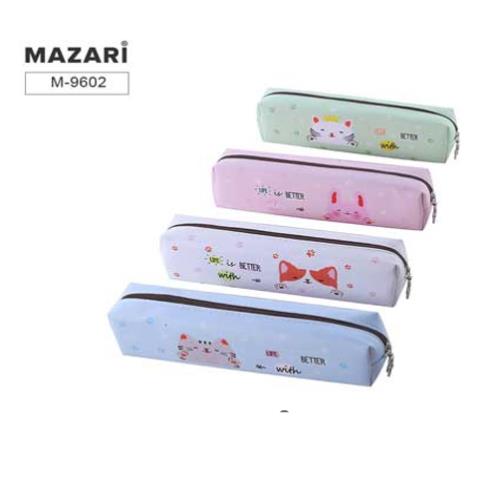Пенал Mazari Life М-9602 прямоугольный на молнии Пенал Mazari Life М-9602 прямоугольный на молнии