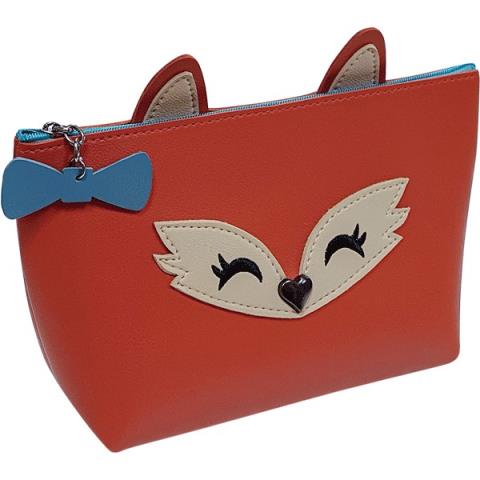 Пенал-косметичка deVENTE 7026131 Cute Fox искусств. кожа на молнии Пенал-косметичка deVENTE 7026131 Cute Fox искусств. кожа на молнии